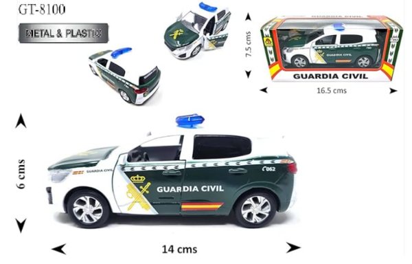 COCHE METAL ESCALA GUARDIA CIVIL