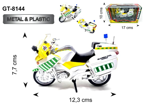 MOTO METAL ESCALA GUARDIA CIVIL