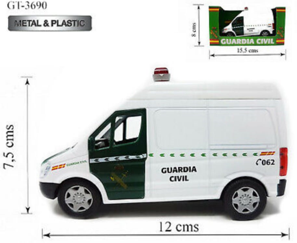 FURGONETA METAL ESCALA GUARDIA CIVIL