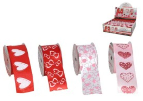 CINTA REGALO SAN VALENTIN 40mm x 2,7m (24)