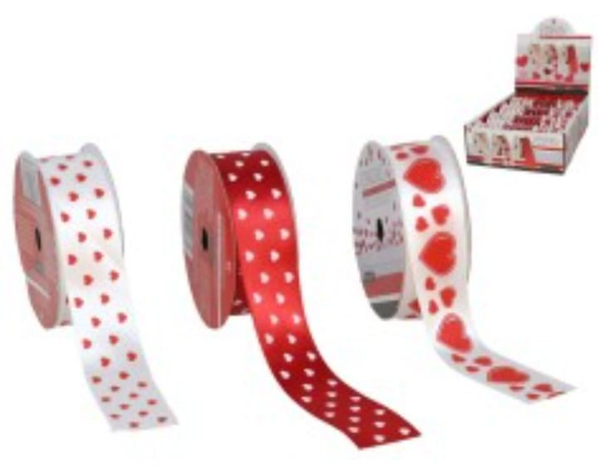 CINTA REGALO SAN VALENTIN 25mm x 2,7m (24)