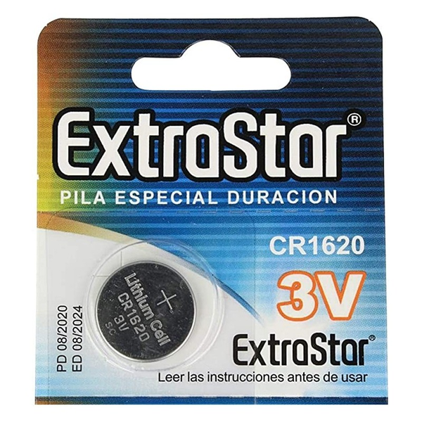 PILAS DE BOTON CR1620 EXTRASTAR (2)