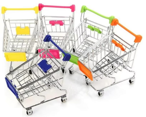 CARRITO COMPRA MINI 5SURTIDOS 12x9x11cm