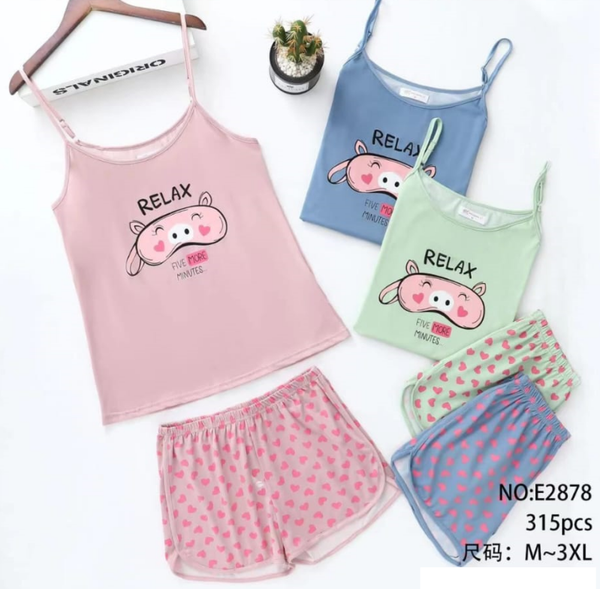 PIJAMA SRA. VERANO TIRANTES 2878 M-XXXL (15)