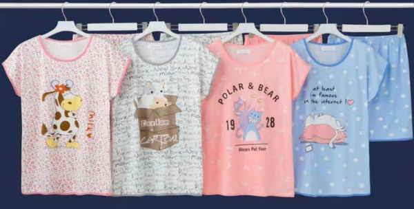 PIJAMA SRA. VERANO MANGA CORTA 2810 M-XXXL (20)