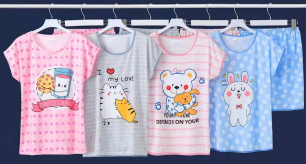 PIJAMA SRA. VERANO MANGA CORTA 2815 M-XXXL (20)
