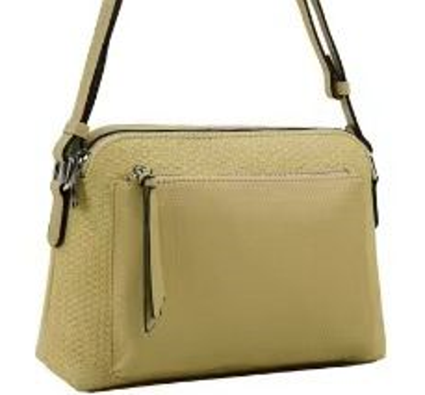 BOLSO BANDOLERA MATERIAL LISO 30x20cm