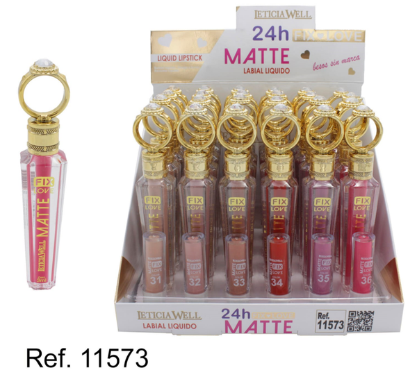 BARRA DE LABIOS LIQUIDA 24h MATTE (24)