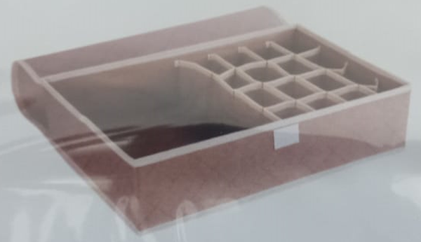 ORGANIZADOR CAJONES TNT 16+1HUECOS 43x28x11cm