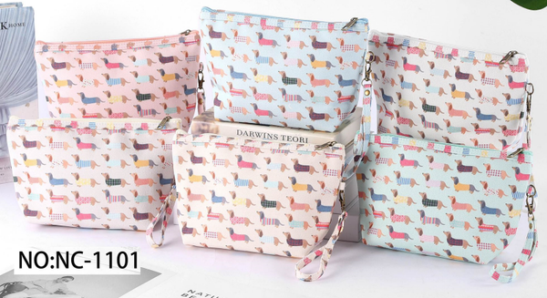NECESER SRA. RECTANGULAR PERRITOS 25x15cm