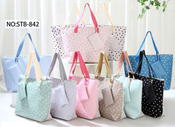 BOLSO PLAYA DECORADO 60x40cm