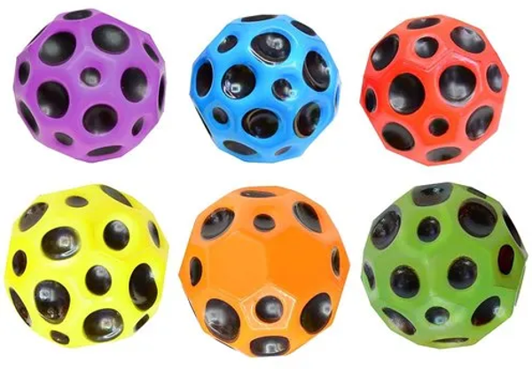 PELOTA MOON BALL GOMA 9cm COLORES (12)