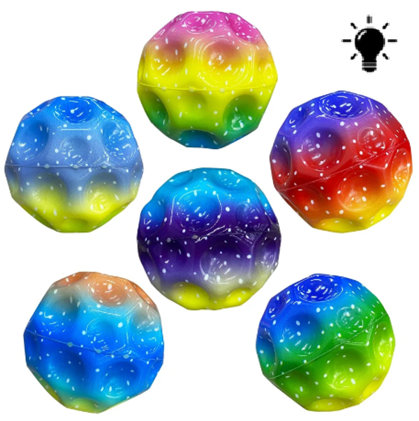 PELOTA MOON BALL GOMA 9cm COLORES LED (12)