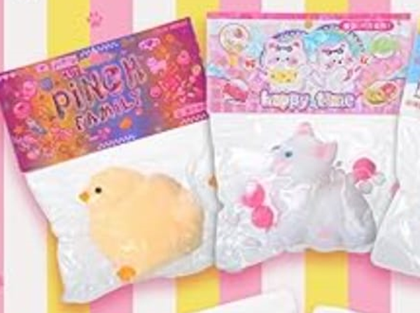 SQUISHY CUTE POLLITO/GATITO BOLSA (16)