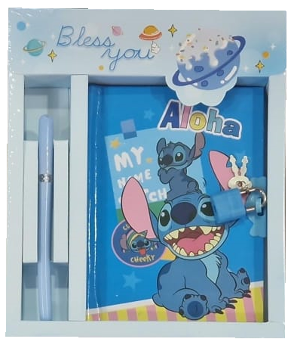 DIARIO+BOLI LILO & STITCH CAJA