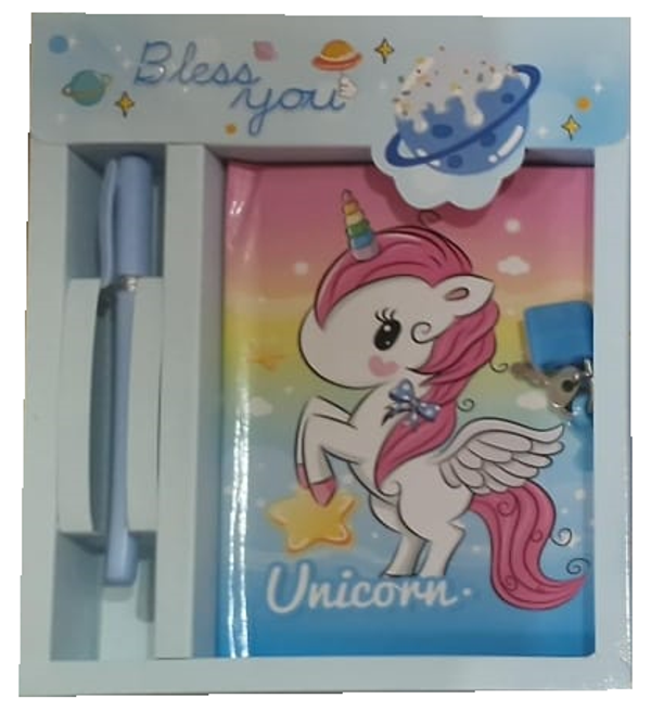 DIARIO+BOLI UNICORNIO CAJA