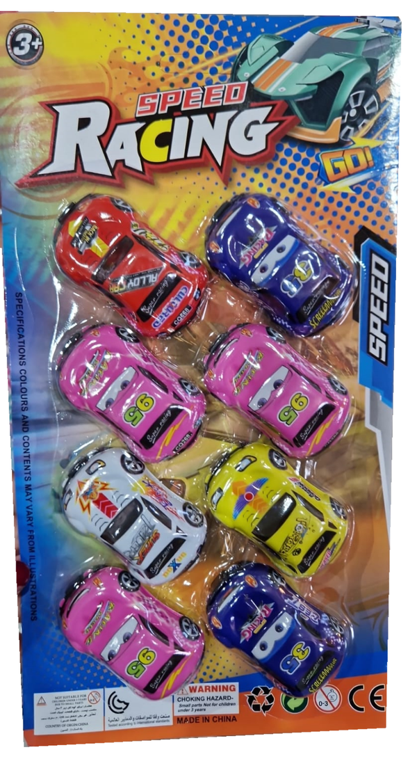 COCHES CARS 8ud BLISTER