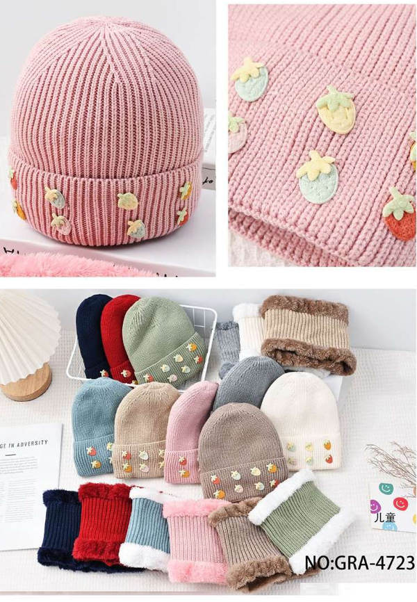 GORRO LANA INF.+BRAGA CUELLO SURTIDA