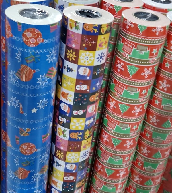 BOBINA PAPEL REGALO NAVIDAD GRANDE