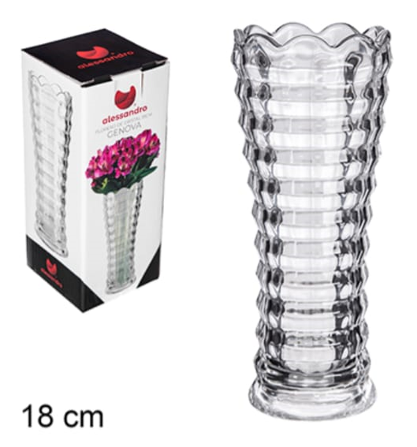 FLORERO CRISTAL GENOVA 18cm