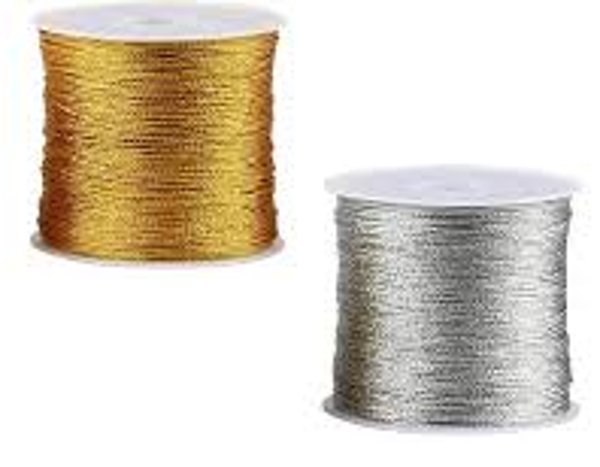 BOBINA HILO METALIZADO ORO/PLATA (12)