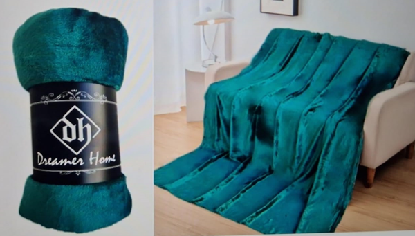 MANTA SEDALINA DREAMER HOME VERDE OSCURO