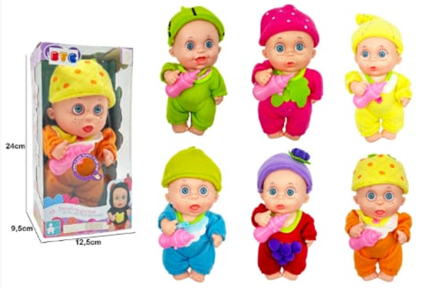 BEBE SONIDOS BYC FRUTAS CAJA 24cm