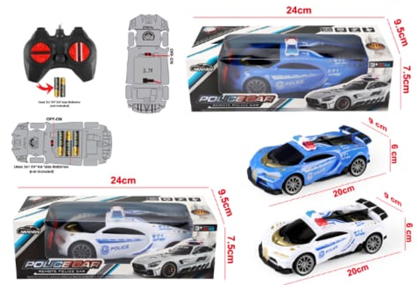 COCHE R/C POLICIA