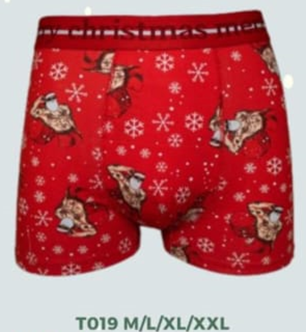CALZONCILLO CRO. BOXER ALGODON ROJO (24)