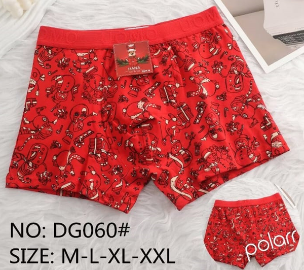 CALZONCILLO CRO. BOXER ALGODON ROJO (24)