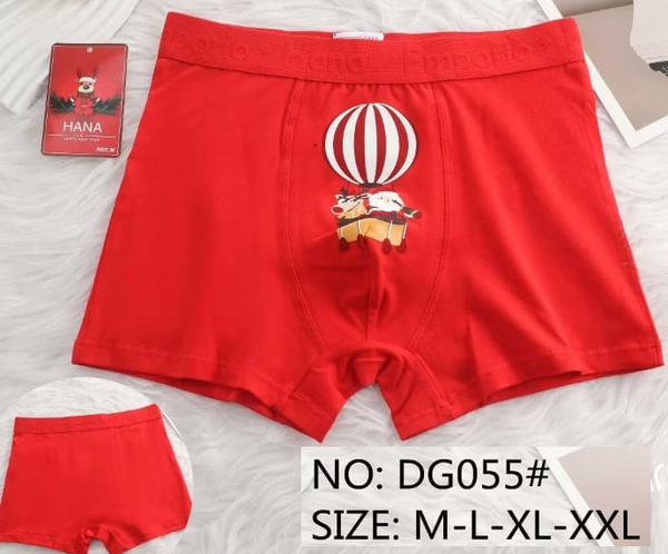 CALZONCILLO CRO. BOXER ALGODON ROJO (24)