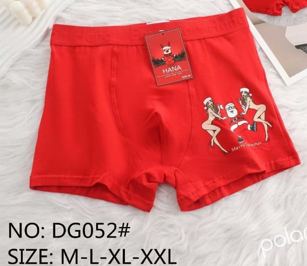 CALZONCILLO CRO. BOXER ALGODON ROJO (24)