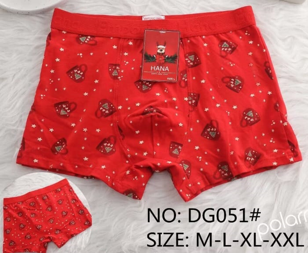 CALZONCILLO CRO. BOXER ALGODON ROJO (24)