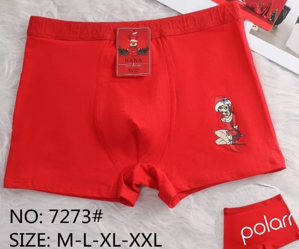 CALZONCILLO CRO. BOXER ALGODON ROJO (24)