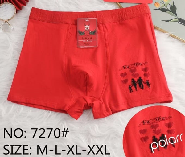CALZONCILLO CRO. BOXER ALGODON ROJO (24)