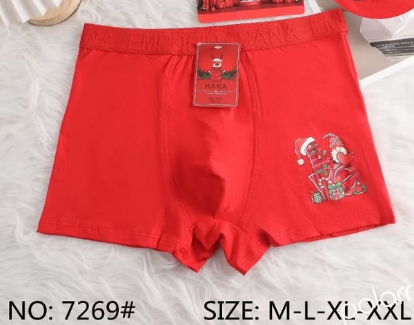 CALZONCILLO CRO. BOXER ALGODON ROJO (24)
