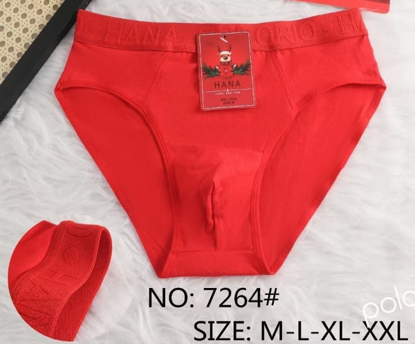 CALZONCILLO CRO. SLIP ALGODON ROJO (12)