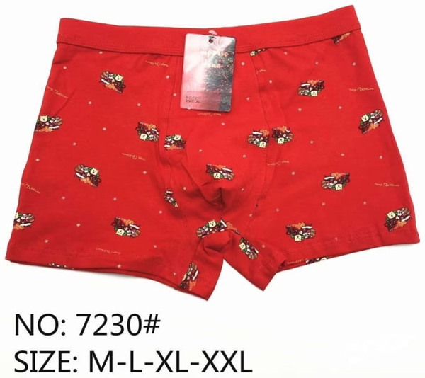 CALZONCILLO CRO. BOXER ALGODON ROJO (24)