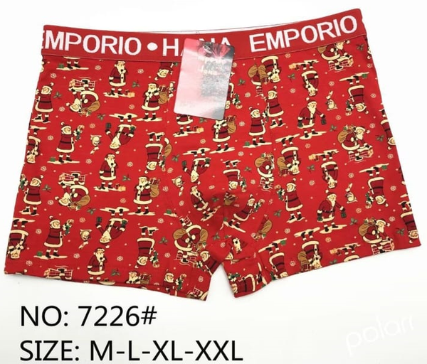 CALZONCILLO CRO. BOXER ALGODON ROJO (24)