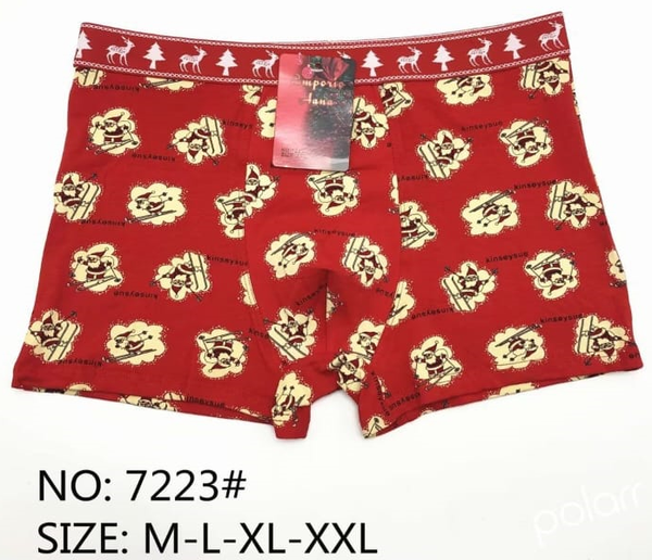 CALZONCILLO CRO. BOXER ALGODON ROJO (24)