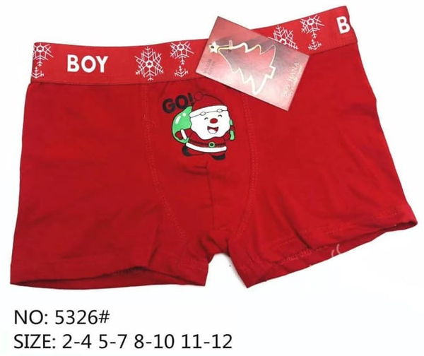 CALZONCILLO INF. BOXER ALGODON ROJO (24)