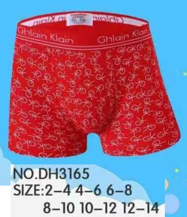 CALZONCILLO INF. BOXER ALGODON ROJO (24)