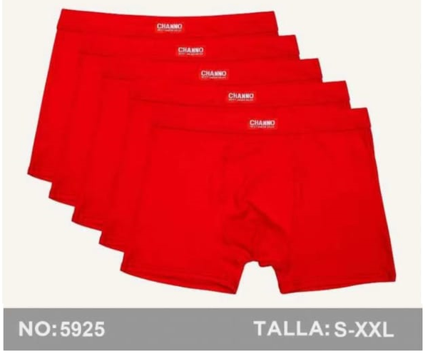 CALZONCILLO CRO. BOXER ALGODON ROJO (24)