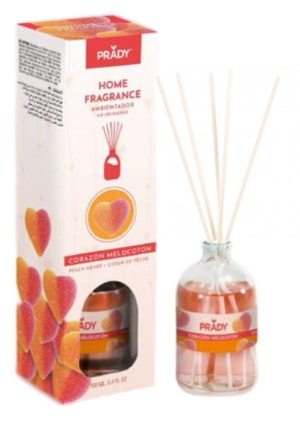 AMBIENTADOR MIKADO PRADY CORAZON MELOCOTON 100ml