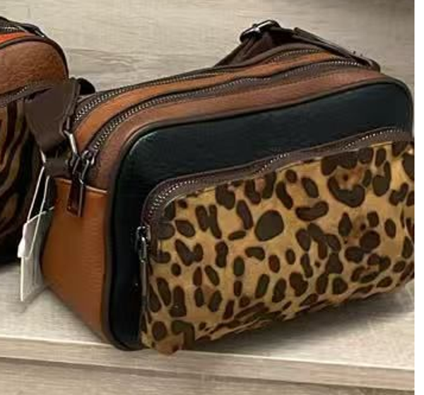 BOLSO BANDOLERA ANIMAL PRINT 24x16cm
