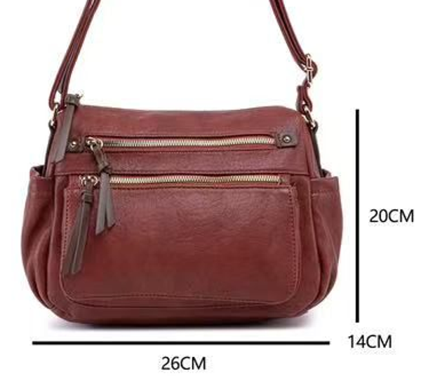 BOLSO RECTANGULAR 2CREMALLERAS 26x20cm