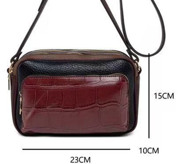 BOLSO BANDOLERA SERPIENTE 23x15cm