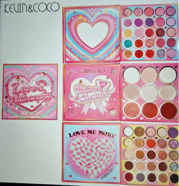 PALETA MAQUILLAJE 3NIVELES KEVIN & COCO