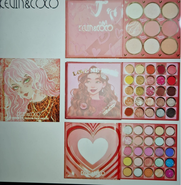 PALETA MAQUILLAJE 3NIVELES KEVIN & COCO