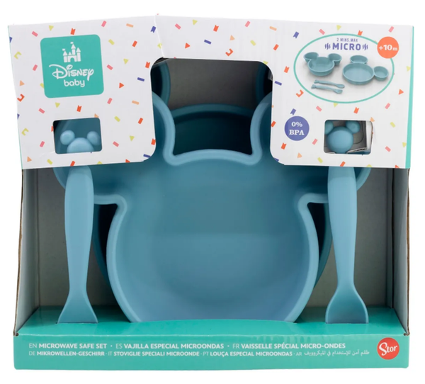 VAJILLA MICROONDAS 4pz DISNEY MICKEY